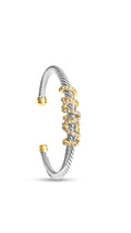 Wrap Around Crystal Bangle