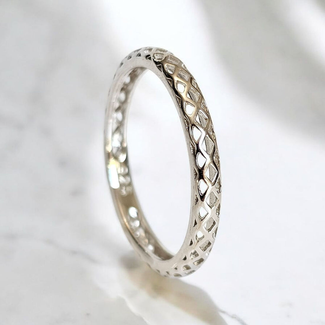 Sterling Silver 925 Simple Statement Band Ring
