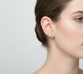 Stainless Steel Hypoallergenic Stud Earrings - view 5