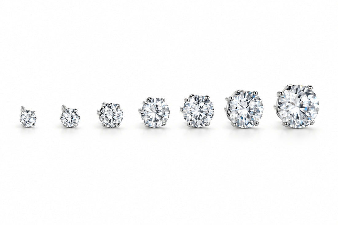 Stainless Steel Hypoallergenic Stud Earrings - view 4