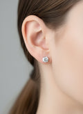 Stainless Steel Hypoallergenic Stud Earrings - view 3