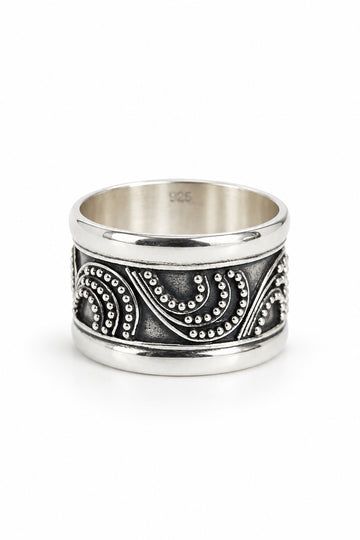 Sterling Silver 925 Unisex Bali Ring - view 6