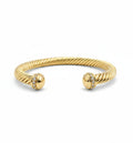 Gold Large Statement Bangle Bracelet