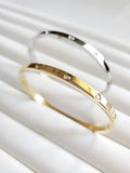 Statement Gold Bangle Bracelet - view 3
