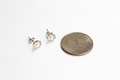 Sterling Silver 925 Natural Pearl Stud Earrings - view 8