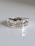 Sterling Silver Fleur De Lis Ring - view 7