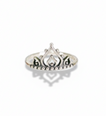 Sterling Silver Beaded Henna Mandala Ring