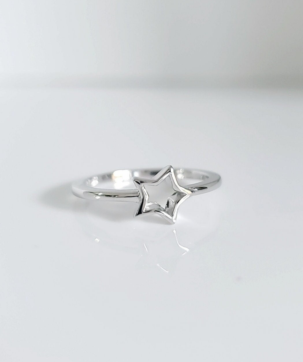 Sterling Silver Shooting Star Ring - view 5