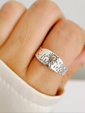 Sterling Silver 925 Mountain Lover Ring - view 2