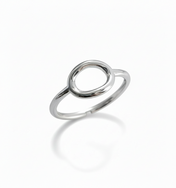 Sterling Silver Adjustable Toe Halo Ring