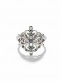 Sterling Silver Filigree Statement Ring