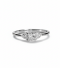 Sterling Silver Round Cut Promise Engagement Ring