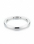 Sterling Silver 925 Elegant Thin Band Cz Ring - view 4