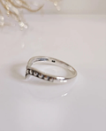 Sterling Silver Bali V Beaded Chevron Ring - view 5