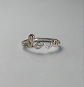 Sterling Silver 925 Love Cursive Script Ring - view 8