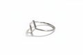 Sterling Silver Diamond Shape Ring - view 3