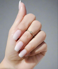 Sterling Silver Gold Adjustable Toe Ring - view 3