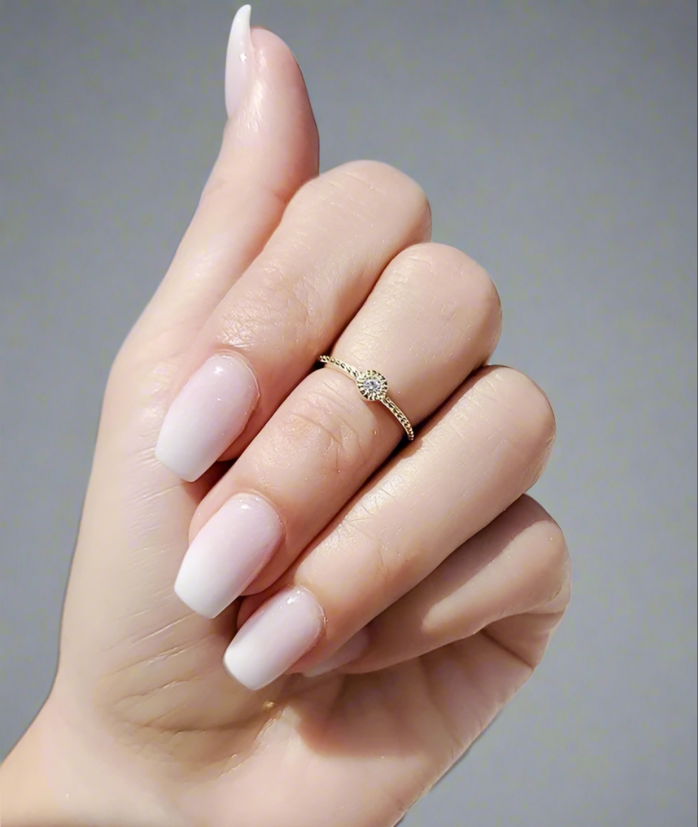Sterling Silver Gold Adjustable Toe Ring - view 3