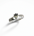 Sterling Silver Dainty Claddagh Toe Ring