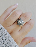 Sterling Silver Sun Rays Ring - view 6