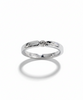 Sterling Silver Round Cut Ring