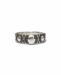 Sterling Silver Bali Oxidized Band Ring