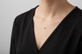 Sterling Silver Floating Natural Pearl Necklace - view 2