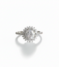 Sterling Silver Promise Engagement Ring