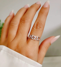Sterling Silver Chain Ring Ring - view 2