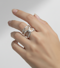 Sterling Silver 925 Statement Knot Ring - view 7