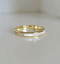 Sterling Silver Gold Plated Mother of Pearl Ring - view 3