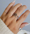 Sterling Silver 925 Rolling Wave Ring - view 7