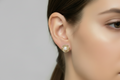 Sterling Silver 925 Natural Pearl Stud Earrings - view 2