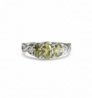 Sterling Silver Peridot Ring