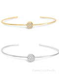 Minimalist Dainty Gold or Silver Bangle