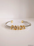 Wrap Around Crystal Bangle - view 3
