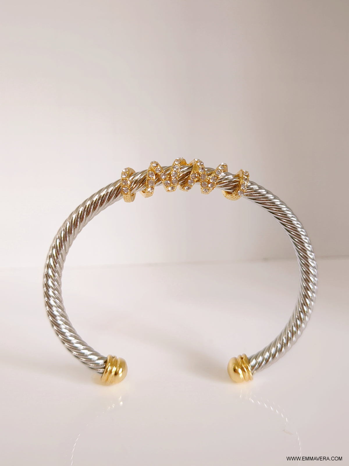 Wrap Around Crystal Bangle - view 4