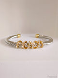 Wrap Around Crystal Bangle - view 6