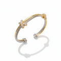 Pave Bangle Bracelet Simulated Diamonds