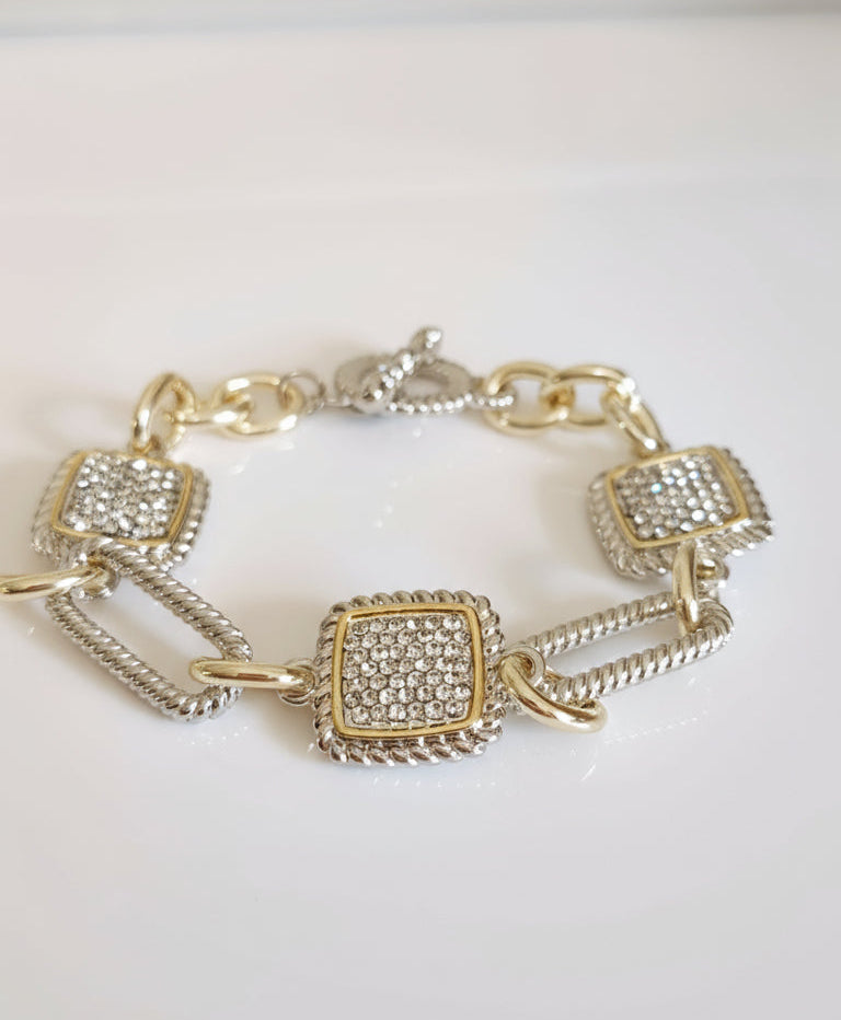 Chain Link Toggle Bracelet - view 6