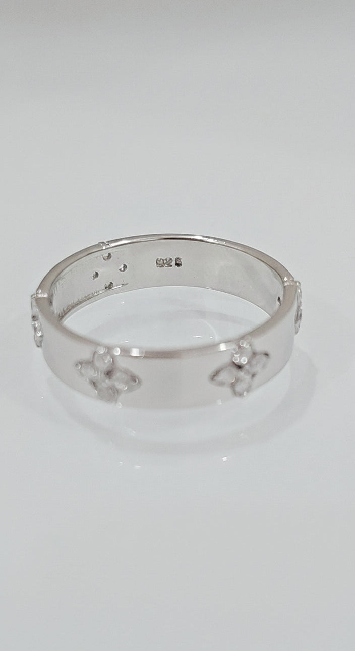 Sterling Silver 925 Flower ring