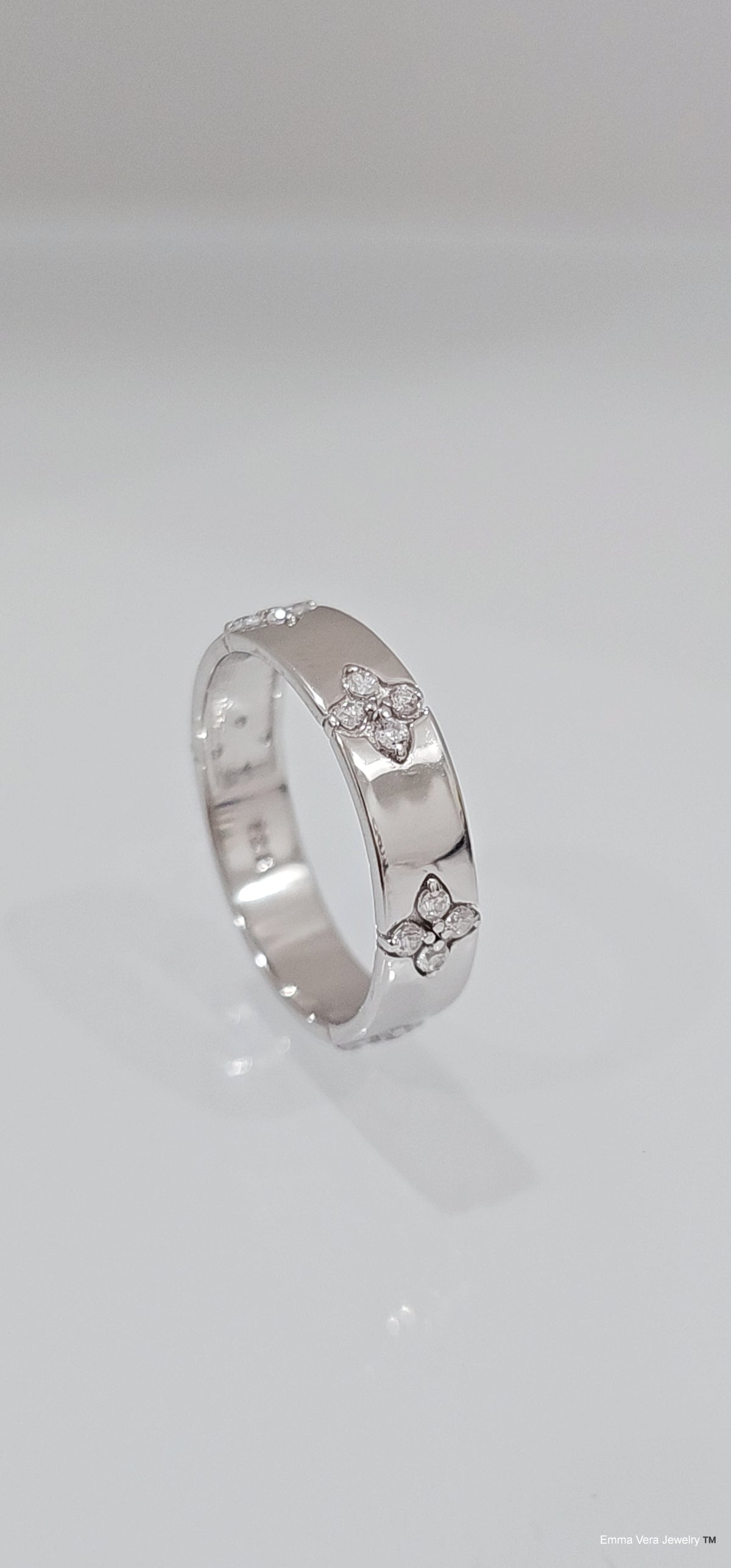 Sterling Silver 925 Flower ring - view 9