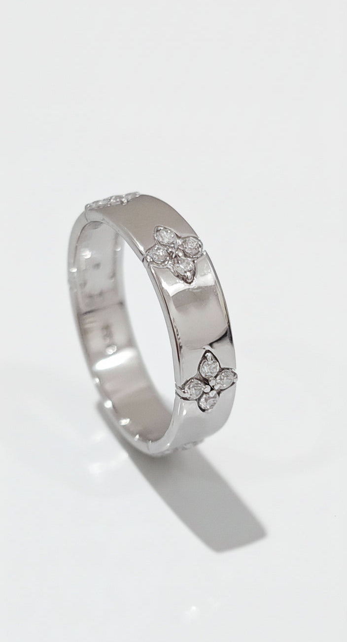 Sterling Silver 925 Flower ring - view 5