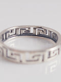 Sterling Silver 925 Aztec Band - view 5