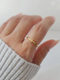 Sterling Silver Cross Ring, Gold, Rose Gold or Silver - view 5