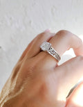 Sterling Silver 925 Vintage Statement Ring - view 6