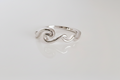 Sterling Silver Rolling Wave Ring