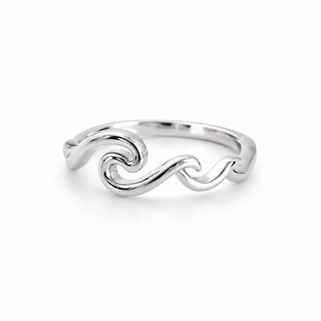 Sterling Silver Rolling Wave Ring