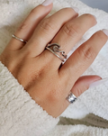 Sterling Silver Rolling Wave Ring - view 6