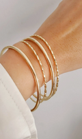 18K Gold Filled Bangle Bracelet - view 4